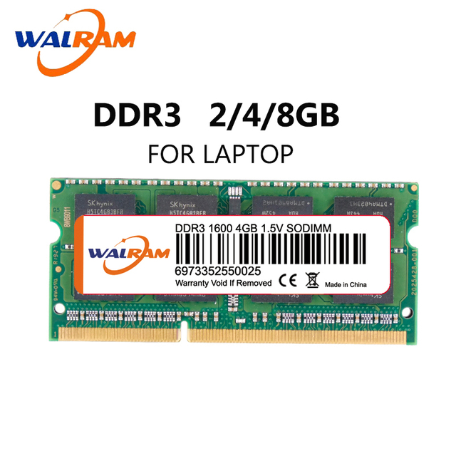 Pamięć RAM WALRAM DDR3 - 2GB, 4GB, 8GB - 1066, 1333, 1600, 10600, 12800, 1866MHz - napięcie: 1.5V, 1.35V - do notebooka - Wianko - 3