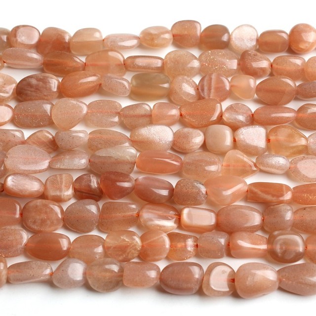 Naturalne różowe Opalowe kamienie księżycowe - kolorowe fluoryt - nieregularne koraliki - tworzenie biżuterii DIY - bransoletka - długość 15'' - Wianko - 6