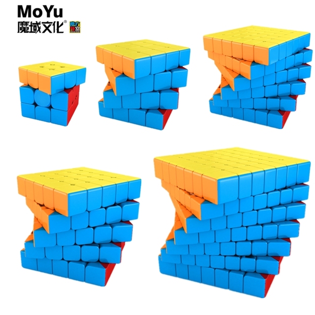 MoYu Meilong Magiczna Kostka 2x2-7x7: Prędkościowa, Profesjonalna Cube Puzzle Cubo Magico dla Dzieci - Wianko - 1