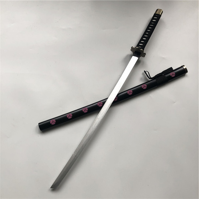 Miecz Roronoa Zoro z anime One Piece 100cm - rekwizyt katana samuraja z drewnianym ostrzem dla cosplayu - Wianko - 3