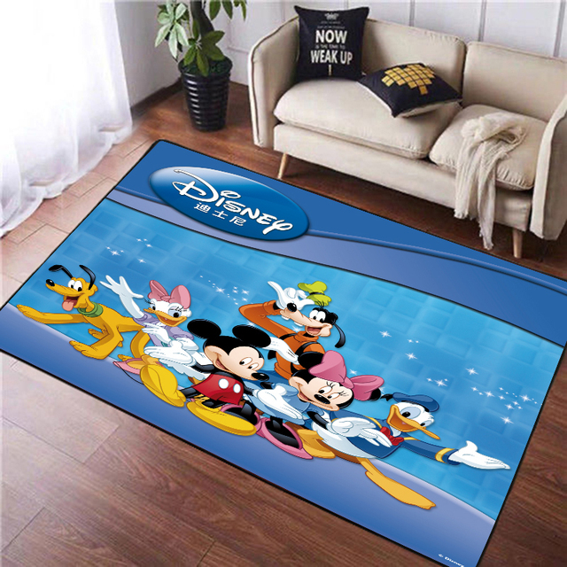 Mata do zabawy dla dzieci Disney 80x160cm Mickey – maty podłogowe i dywaniki kuchenne dla salonu oraz łazienki - Wianko - 3