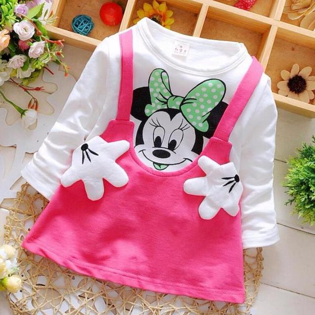Dziewczęca sukienka Minnie Mouse Tutu dla dzieci – prawdziwa wiosna/jesień, okazja dla dziewczynki od 1 do 4 lat - Wianko - 11