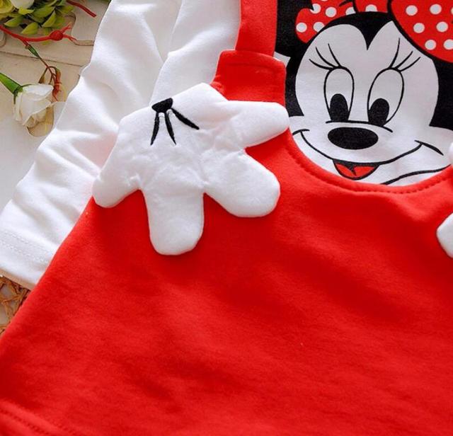Dziewczęca sukienka Minnie Mouse Tutu dla dzieci – prawdziwa wiosna/jesień, okazja dla dziewczynki od 1 do 4 lat - Wianko - 6