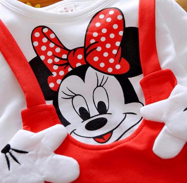 Dziewczęca sukienka Minnie Mouse Tutu dla dzieci – prawdziwa wiosna/jesień, okazja dla dziewczynki od 1 do 4 lat - Wianko - 5