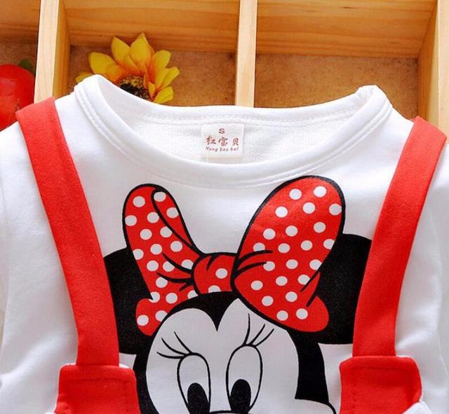 Dziewczęca sukienka Minnie Mouse Tutu dla dzieci – prawdziwa wiosna/jesień, okazja dla dziewczynki od 1 do 4 lat - Wianko - 4