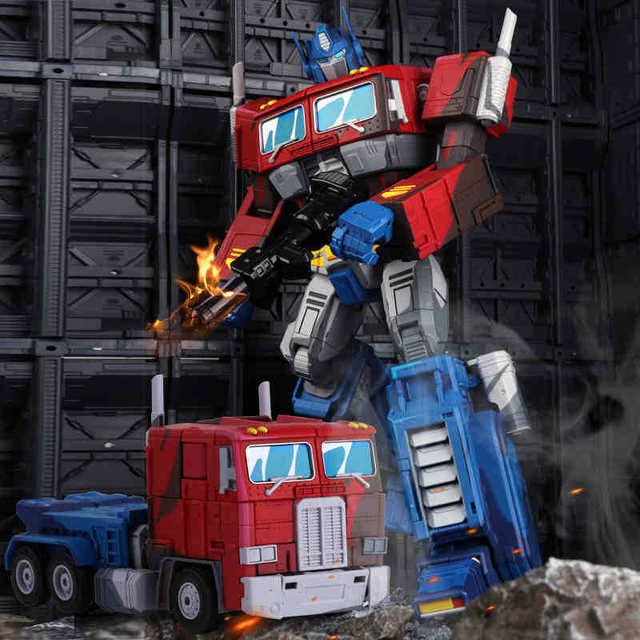 Figurka WEIJIANG MPP10 G1 - transformacja Optimus Prime, kolor kwadratowy, Anime, Oversize - Wianko - 7