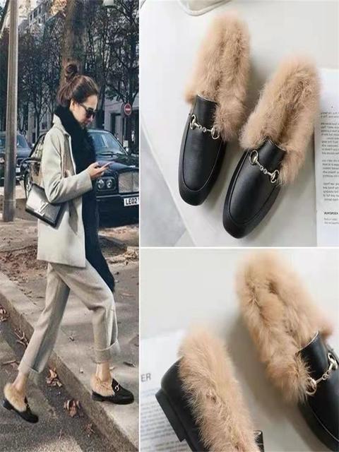 Spersonalizowane zamszowe buty damskie płaski obcas jesienne i zimowe z pluszem na jednej stopie, utrzymujące ciepło i wszechstronność - Wianko - 9