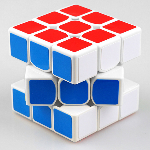 Wysokiej jakości magiczna kostka Cubo Magico 3x3x3 z naklejkami z włókna węglowego - Wianko - 4