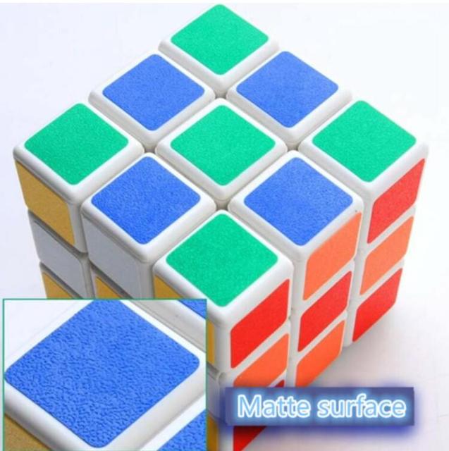 Wysokiej jakości magiczna kostka Cubo Magico 3x3x3 z naklejkami z włókna węglowego - Wianko - 11
