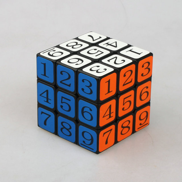 Wysokiej jakości magiczna kostka Cubo Magico 3x3x3 z naklejkami z włókna węglowego - Wianko - 9