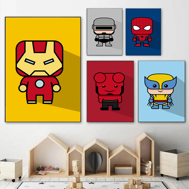 Obraz na płótnie Disney Marvel Avengers Iron Man - dekoracja ściany do salonu/Home Decor - Wianko - 4