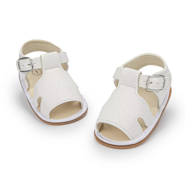 Sandały skórzane, płaskie, dla niemowląt, letnia kolekcja 2021 - Wianko - 12