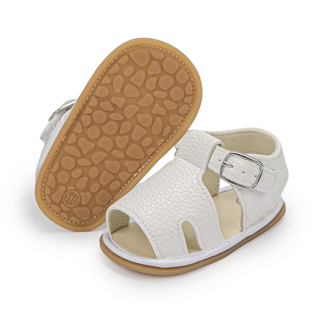 Sandały skórzane, płaskie, dla niemowląt, letnia kolekcja 2021 - Wianko - 13