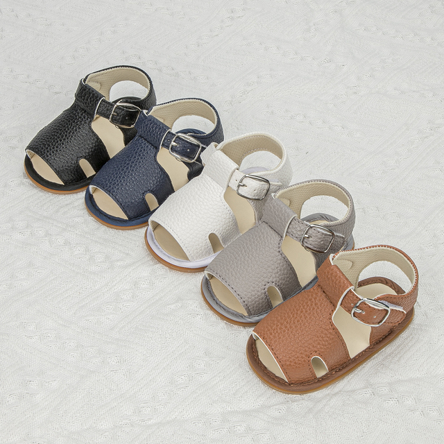 Sandały skórzane, płaskie, dla niemowląt, letnia kolekcja 2021 - Wianko - 17