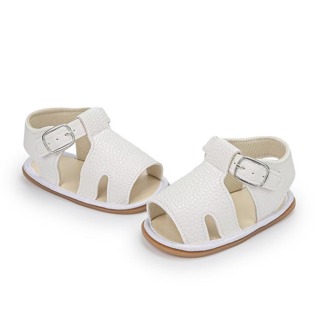 Sandały skórzane, płaskie, dla niemowląt, letnia kolekcja 2021 - Wianko - 10