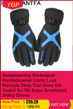 Rękawice narciarskie Snowboardowej Manopli Luva De Inverno Surfcasting Bag Handschoenen Camping Snow Kid Snowboard - Wianko - 7