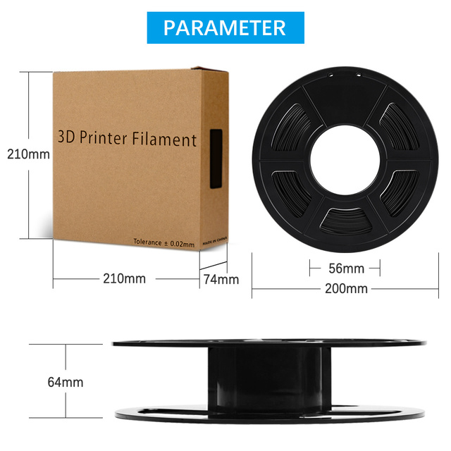 Enotepad Rainbow PLA Filament 2 rolki kolorowe 3D włókna do profesjonalnego drukowania 1.75MM - Wianko - 17