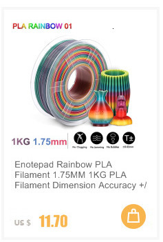 Enotepad Rainbow PLA Filament 2 rolki kolorowe 3D włókna do profesjonalnego drukowania 1.75MM - Wianko - 5