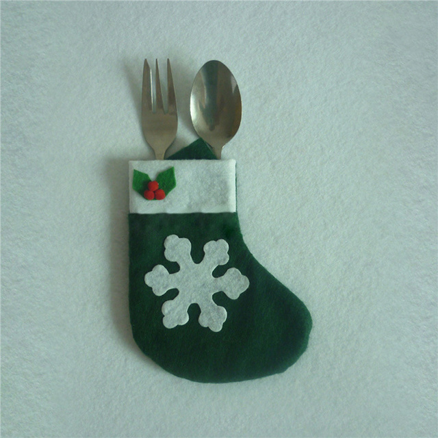 Etui na świąteczne sztućce i stojak na naczynia, ozdoby na stół, domowy dekor Snowman, torba na prezenty - Wianko - 36
