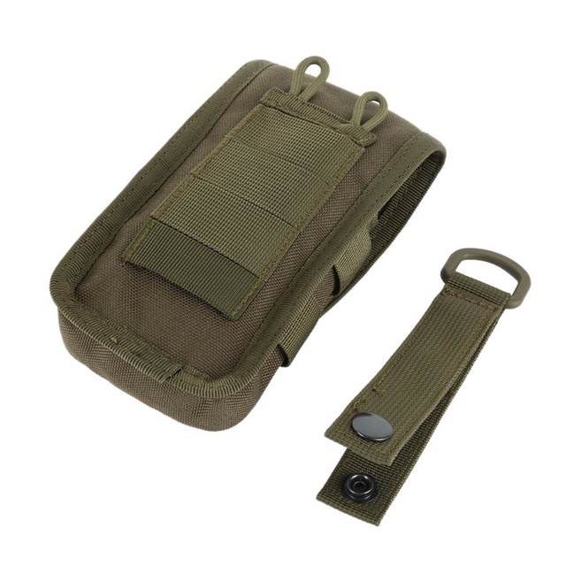 Torba myśliwska taktyczna na pas Camo z pokrywą na telefon komórkowy - wojskowa elegancja i funkcjonalność - Wianko - 19