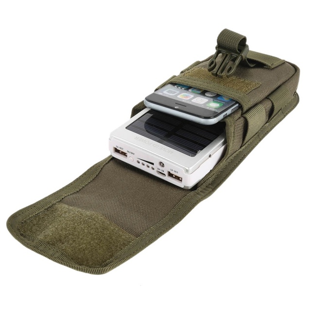 Torba myśliwska taktyczna na pas Camo z pokrywą na telefon komórkowy - wojskowa elegancja i funkcjonalność - Wianko - 21