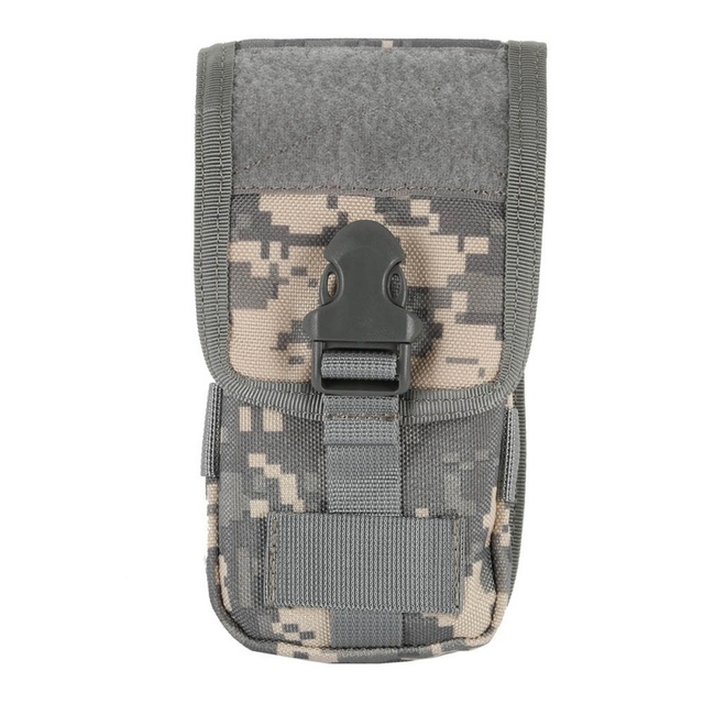 Torba myśliwska taktyczna na pas Camo z pokrywą na telefon komórkowy - wojskowa elegancja i funkcjonalność - Wianko - 11
