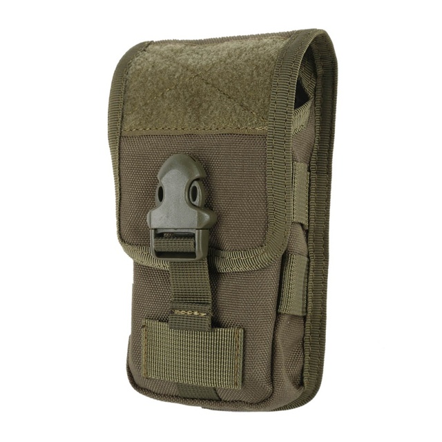 Torba myśliwska taktyczna na pas Camo z pokrywą na telefon komórkowy - wojskowa elegancja i funkcjonalność - Wianko - 17