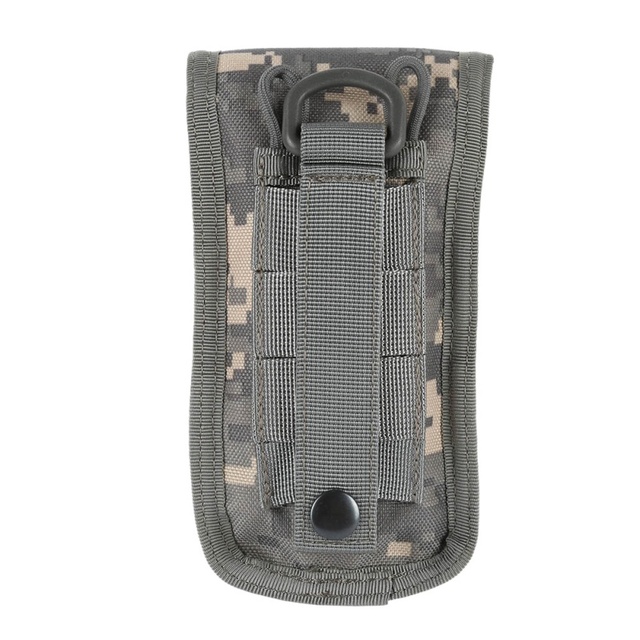 Torba myśliwska taktyczna na pas Camo z pokrywą na telefon komórkowy - wojskowa elegancja i funkcjonalność - Wianko - 13