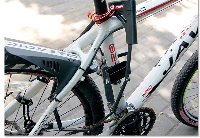 Solidna stalowa blokada rowerowa PAW, składana, z zabezpieczeniem przeciwkradzieżowym, blokująca MTB i rowery szosowe - Wianko - 9
