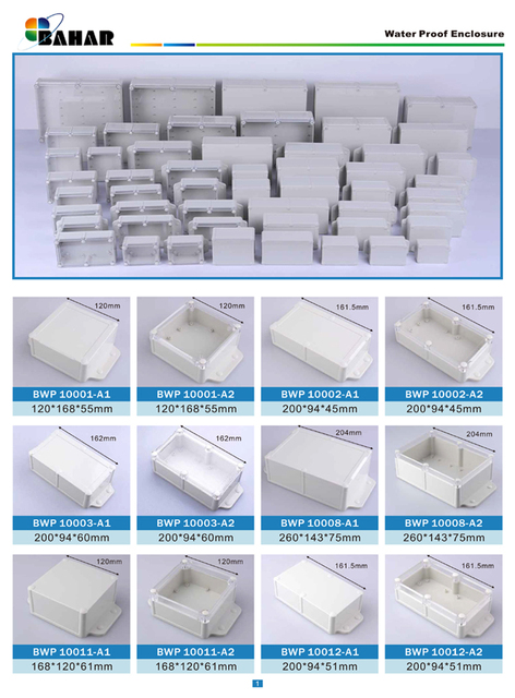 Skrzynka rozdzielcza - Obudowa elektronicznego projektu DIY IP68 wodoodporna ABS, 4 sztuki/partia - Wianko - 11