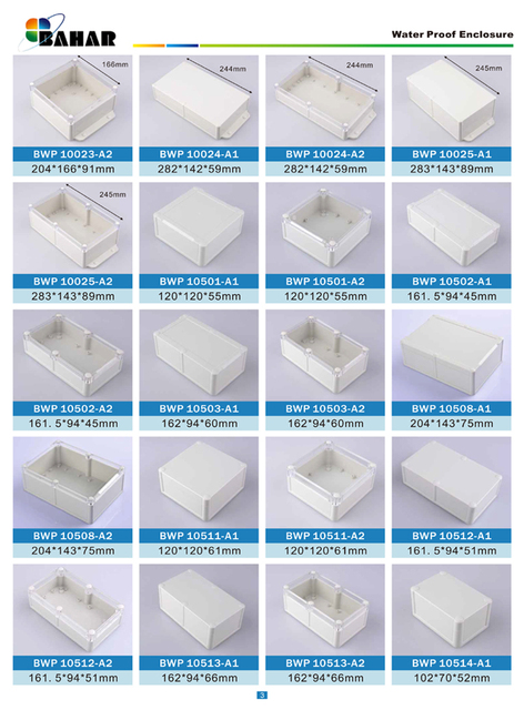 Skrzynka rozdzielcza - Obudowa elektronicznego projektu DIY IP68 wodoodporna ABS, 4 sztuki/partia - Wianko - 13