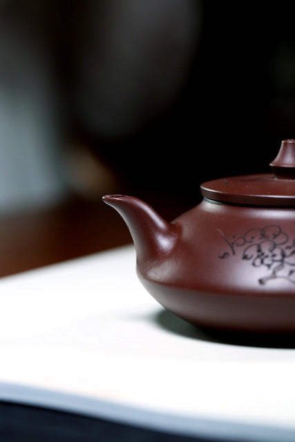 Dzbanek do herbaty z purpurowej gliny Yixing, ręcznie wykonany, pojemność 200ml - Wianko - 19