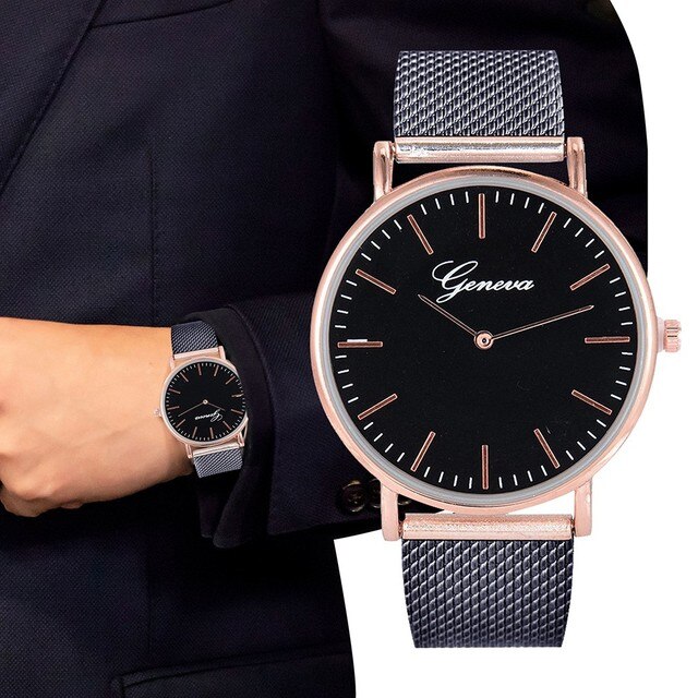 Zegarek męski sportowy luksusowy zegarek kwarcowy z opaską z plastiku ze stali nierdzewnej - Wianko - 2