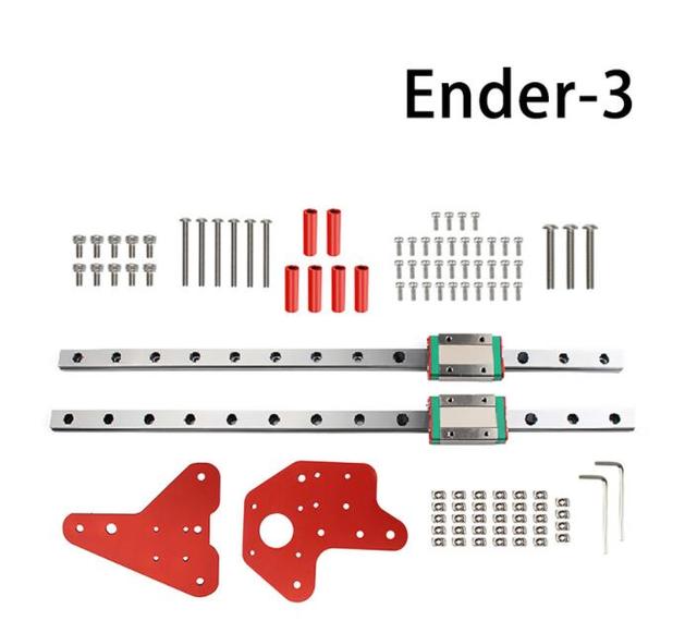 Zestaw liniowych szyn MGN12H CR-10 Ender 3/3Pro z płyta mocująca dla Creality Ender-3 Ender-3s S4 S5 3D Printer - Wianko - 1