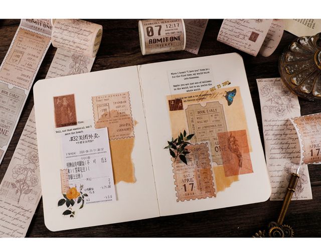 Dimi papier zwalniający Retro taśma anioł 5cm*3m znaczek kreatywny DIY pamiętnik Album etykiety - Wianko - 10