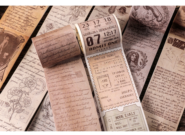 Dimi papier zwalniający Retro taśma anioł 5cm*3m znaczek kreatywny DIY pamiętnik Album etykiety - Wianko - 12