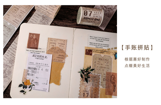 Dimi papier zwalniający Retro taśma anioł 5cm*3m znaczek kreatywny DIY pamiętnik Album etykiety - Wianko - 9