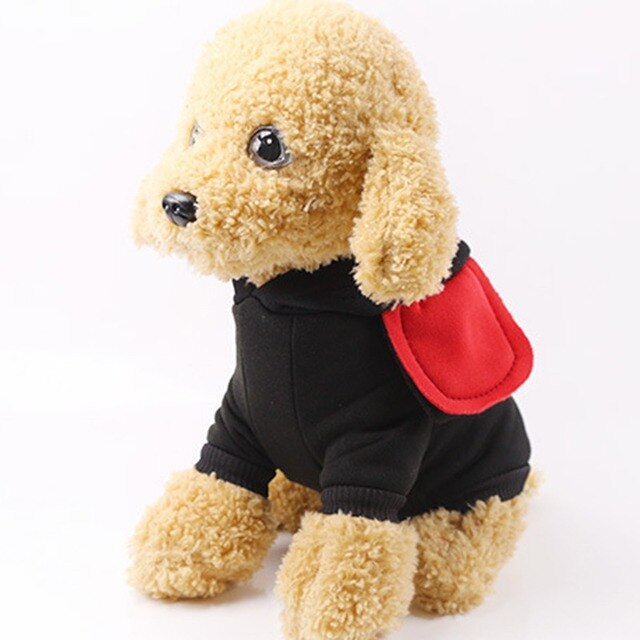 Pies płaszcz z kapturem z miękkiego polaru dla szczeniaczków z dużymi uszami - Wianko - 2