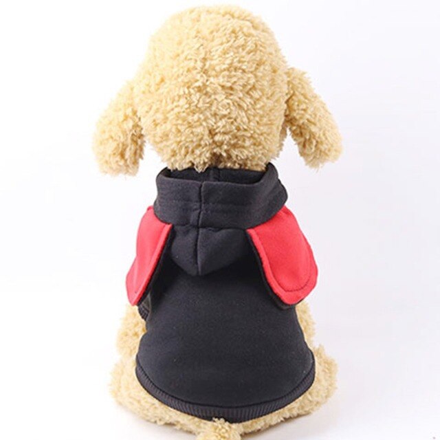 Pies płaszcz z kapturem z miękkiego polaru dla szczeniaczków z dużymi uszami - Wianko - 3