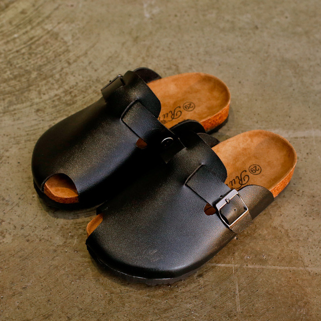 Wygodne letnie korkowe sandały dla dzieci - 2021 kolekcja, pasek z klamrą, dostępne dla chłopców i dziewcząt, zamknięty nosek, slip on flipflops - Wianko - 21