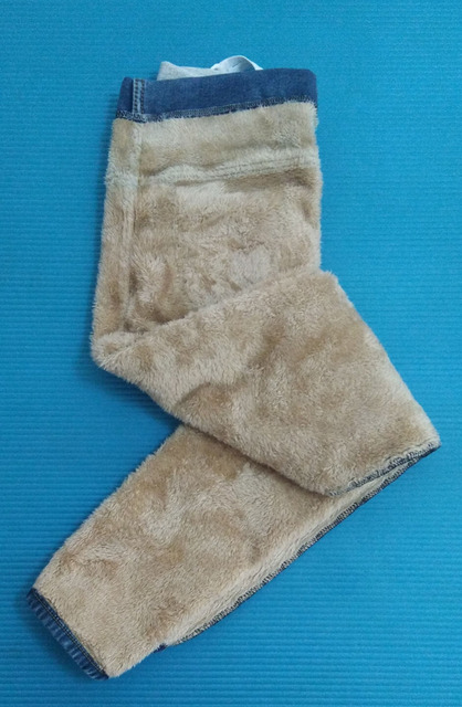 Dżinsowe legginsy ciążowe zimowe Plus aksamitne ciepłe spodnie - Wianko - 26
