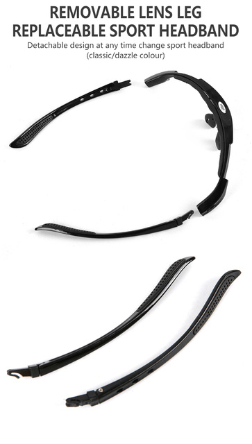 Okulary rowerowe polaroidowe UV400 z 5 soczewkami, unisex - Wianko - 22