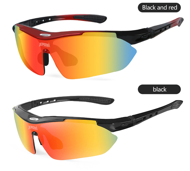 Okulary rowerowe polaroidowe UV400 z 5 soczewkami, unisex - Wianko - 13