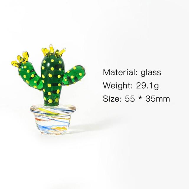 Figurka miniaturowa rośliny - ręcznie robione akcesoria dekoracyjne z kaktusem dla domu, sypialni, salonu i biura - Wianko - 18