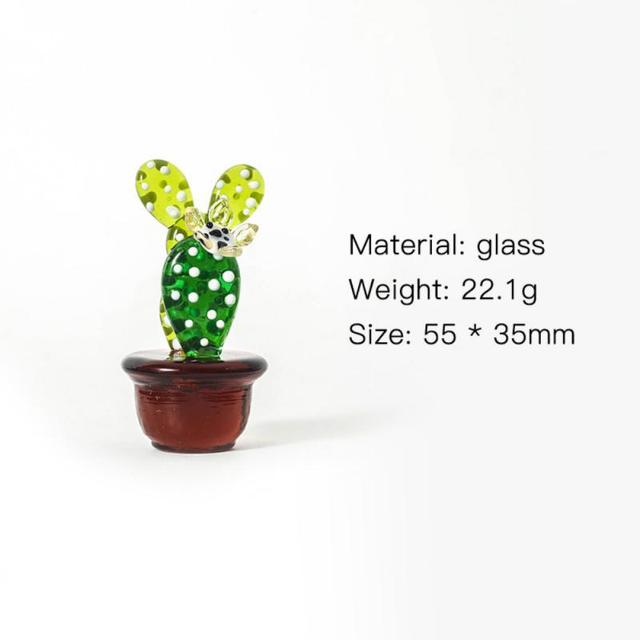 Figurka miniaturowa rośliny - ręcznie robione akcesoria dekoracyjne z kaktusem dla domu, sypialni, salonu i biura - Wianko - 17