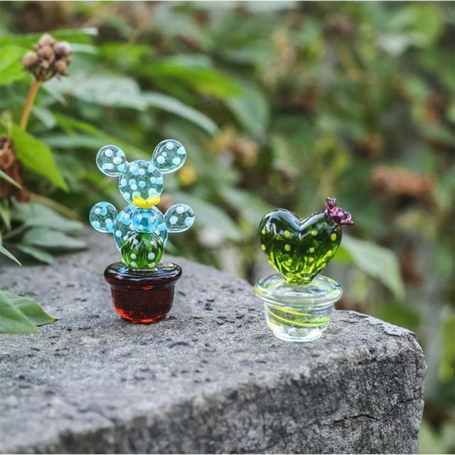 Figurka miniaturowa rośliny - ręcznie robione akcesoria dekoracyjne z kaktusem dla domu, sypialni, salonu i biura - Wianko - 11