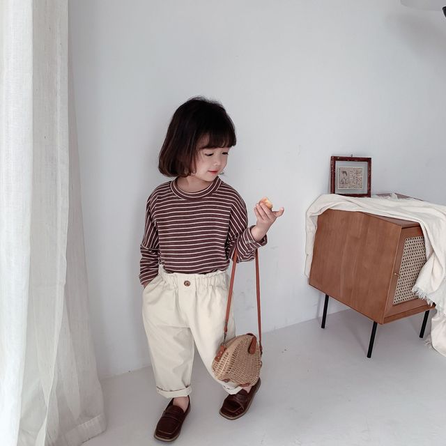 Nowe dziecęce luźne szarawary wiosenne 2021 - spodnie dla dziewczynek z elastycznym pasem - Wianko - 28