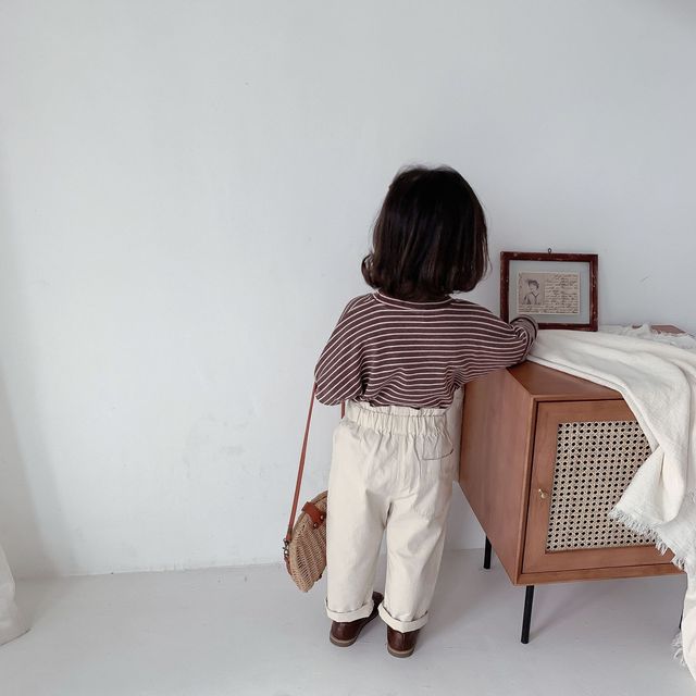 Nowe dziecęce luźne szarawary wiosenne 2021 - spodnie dla dziewczynek z elastycznym pasem - Wianko - 25