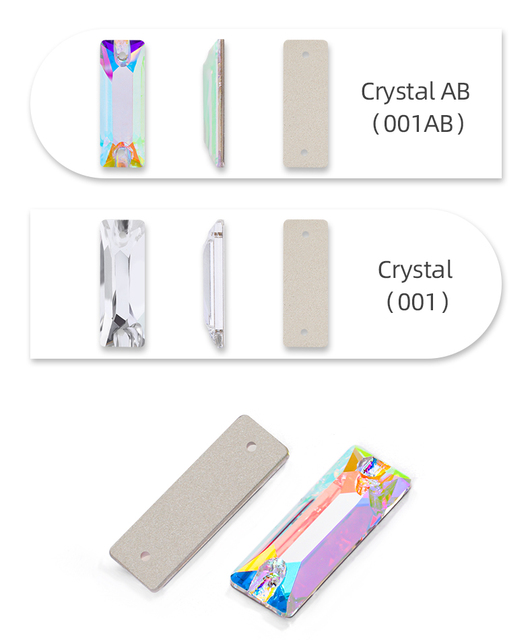 Szklane kamienie Strass Glitter AB do przyszywania - dekoracyjne akcesoria na spodnie, torby i ubrania - Wianko - 3