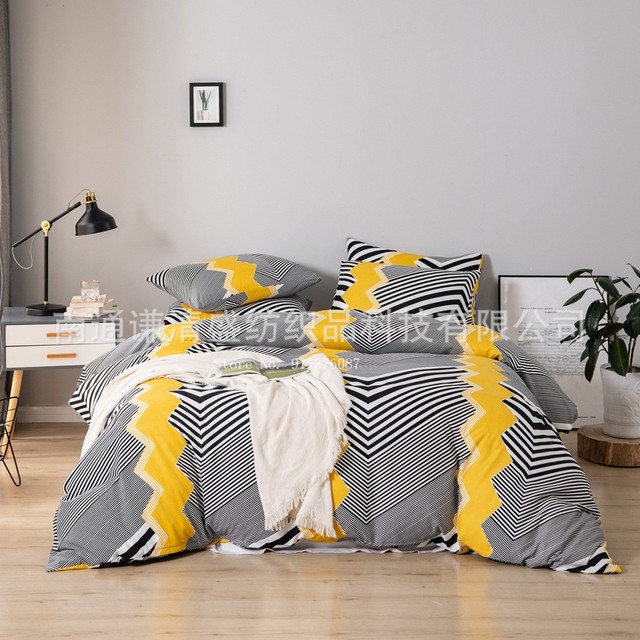 Zestaw pościeli Home Adult - pościel, kapa na kołdrę, poszewka na poduszkę - sypialniane tekstylia domowe, model Europejska Prostota - Wianko - 7
